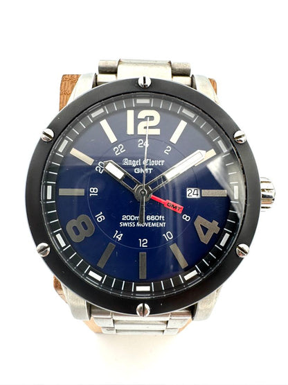 Angel Clover Analog Quartz Men Gmt Watch
