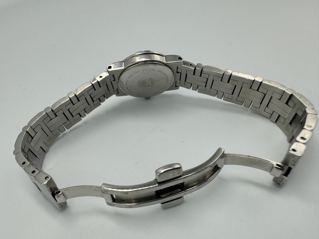 Citizen Eco-Drive E031-S032241 Analog Quartz (Solar Powered) Women Vtg. Crystal Bezel Gray Dial Ladies Watch Working