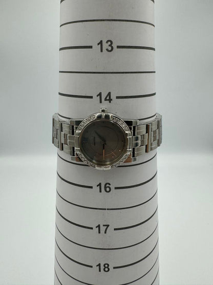Citizen Eco-Drive E031-S032241 Analog Quartz (Solar Powered) Women Vtg. Crystal Bezel Gray Dial Ladies Watch Working