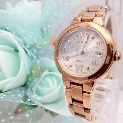 Casio Analog Solar Women Working Item 電波 Watch デイト機能