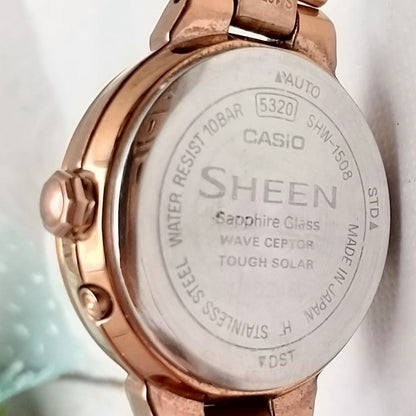 Casio Analog Solar Women Working Item 電波 Watch デイト機能