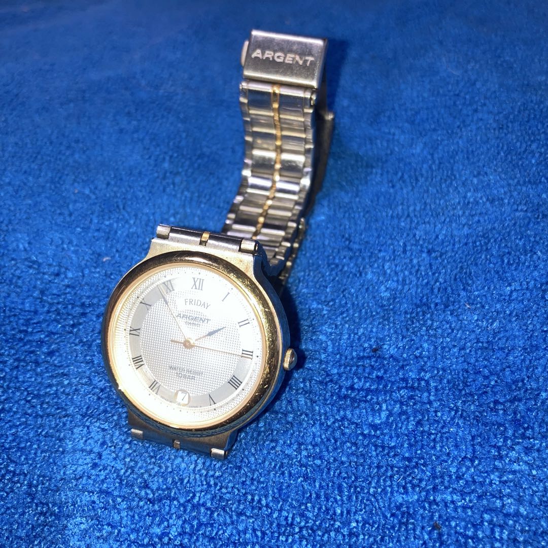 Casio ARGENT Analog Quartz Women Ａｒｇｅｎｔディデイズコンビネーションwomen＆Men希少品