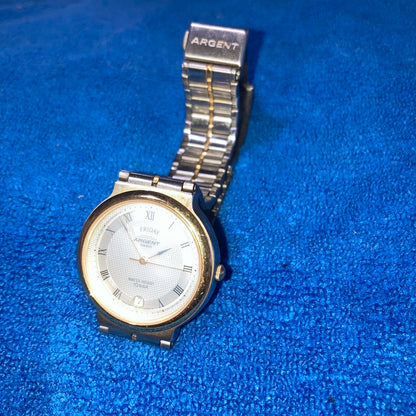 Casio ARGENT Analog Quartz Women Ａｒｇｅｎｔディデイズコンビネーションwomen＆Men希少品