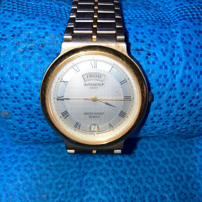 Casio ARGENT Analog Quartz Women Ａｒｇｅｎｔディデイズコンビネーションwomen＆Men希少品