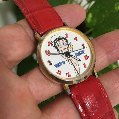 BETTY BOOP Analog Quartz Women ベティ・ブープ 希少 レトロ ベティ Watch