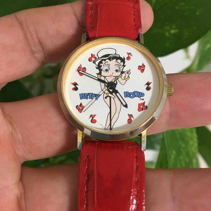BETTY BOOP Analog Quartz Women ベティ・ブープ 希少 レトロ ベティ Watch
