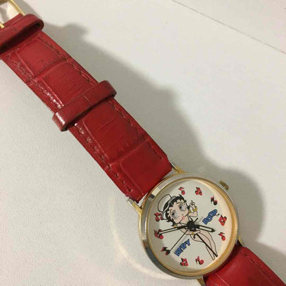 BETTY BOOP Analog Quartz Women ベティ・ブープ 希少 レトロ ベティ Watch