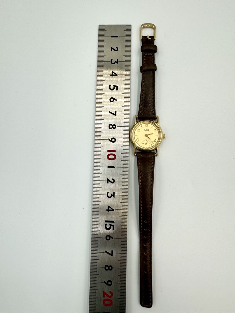 Citizen Vintage 2040-202414 TA Analog Quartz (Battery) Women Small Second Gold Plated Ladies Watch Head