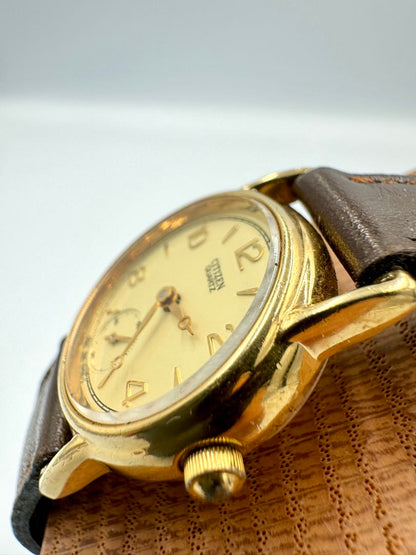 Citizen Vintage 2040-202414 TA Analog Quartz (Battery) Women Small Second Gold Plated Ladies Watch Head