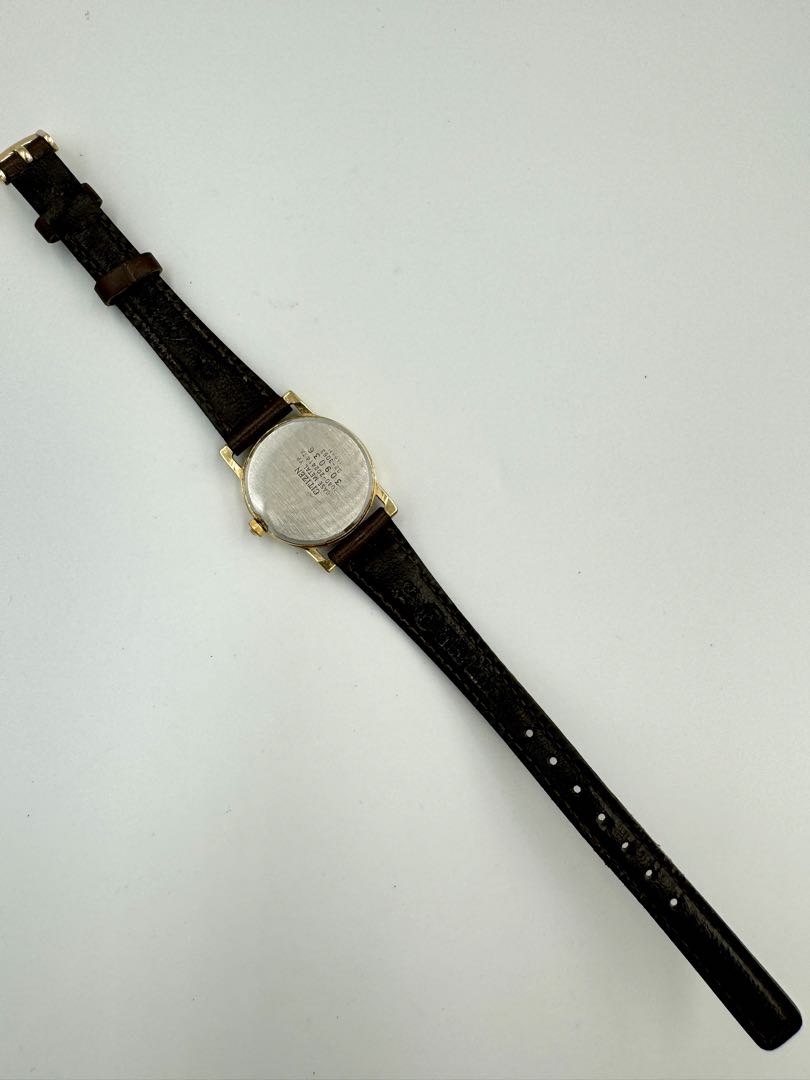 Citizen Vintage 2040-202414 TA Analog Quartz (Battery) Women Small Second Gold Plated Ladies Watch Head
