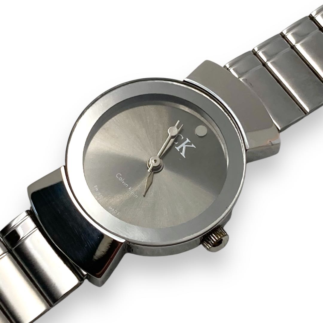 CALVIN KLEIN Analog Quartz Women Watch Women'S Silver Rare