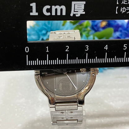 Alfredo Versace Analog Quartz Men Cut Glass Watch Silver Tone