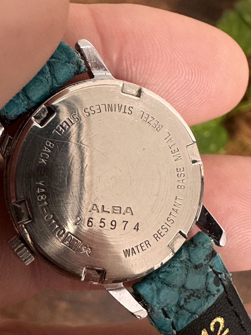Seiko Alba Disney Analog Quartz Women Rare Retro Mickey Watch