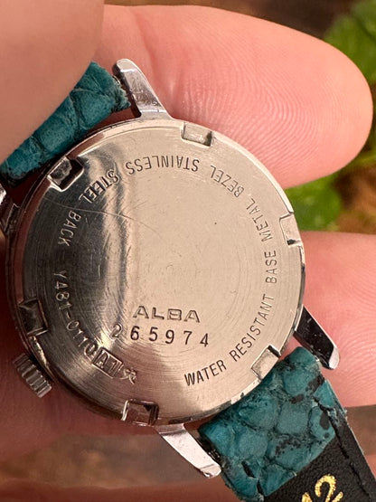Seiko Alba Disney Analog Quartz Women Rare Retro Mickey Watch