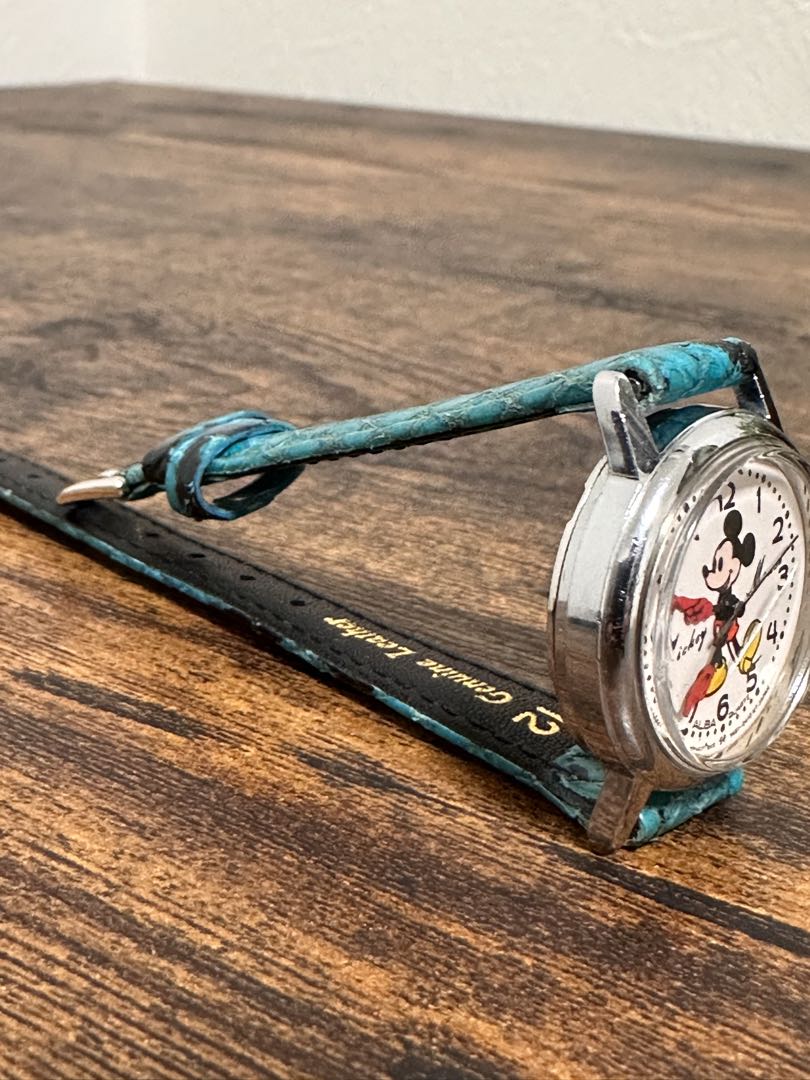 Seiko Alba Disney Analog Quartz Women Rare Retro Mickey Watch
