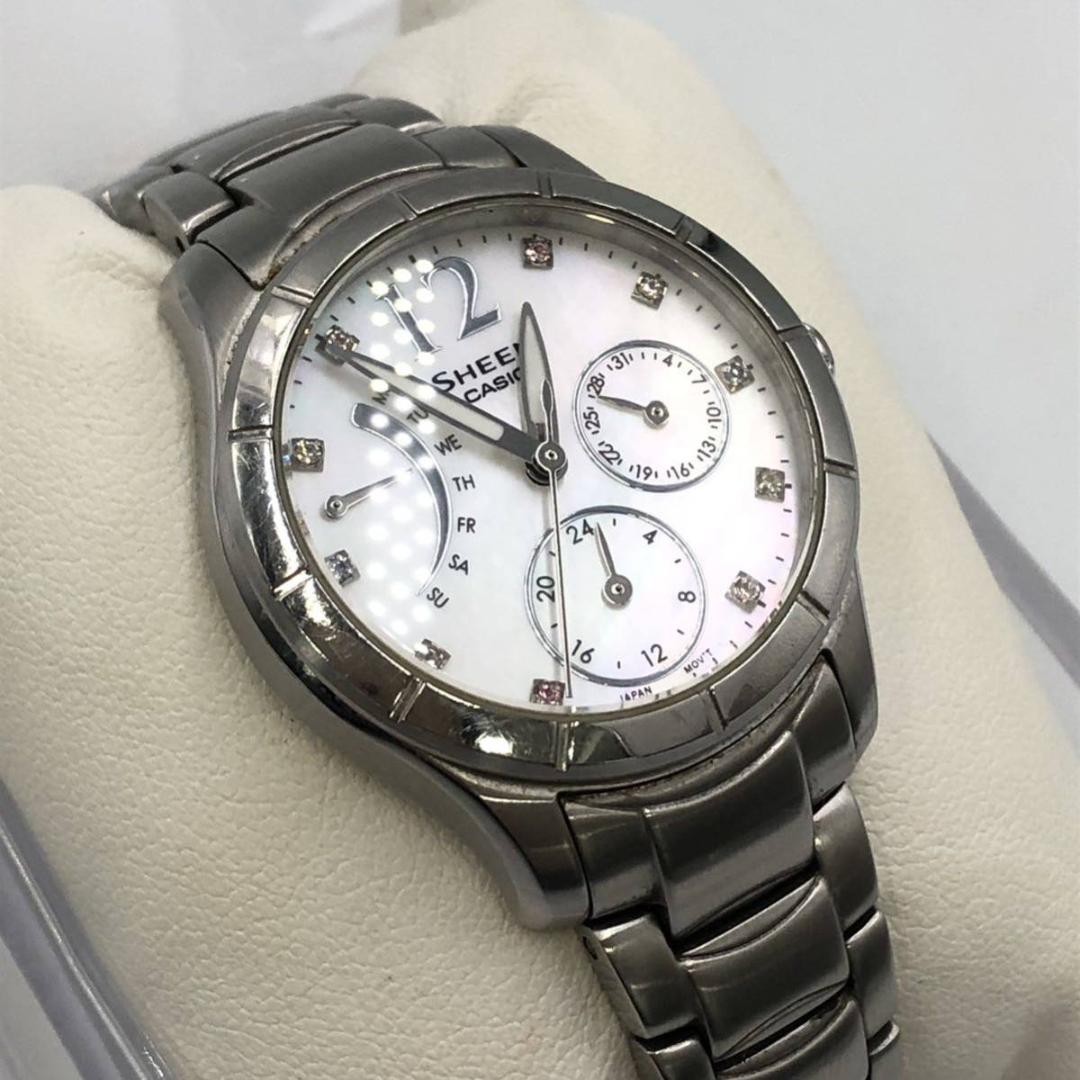 Casio Sheen Analog Quartz Women 美品 Womenwatch Watch