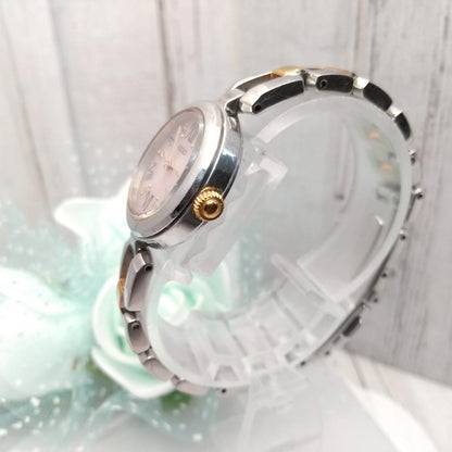 Seiko Roman Analog Quartz Women Working Item Watch Pink Dial