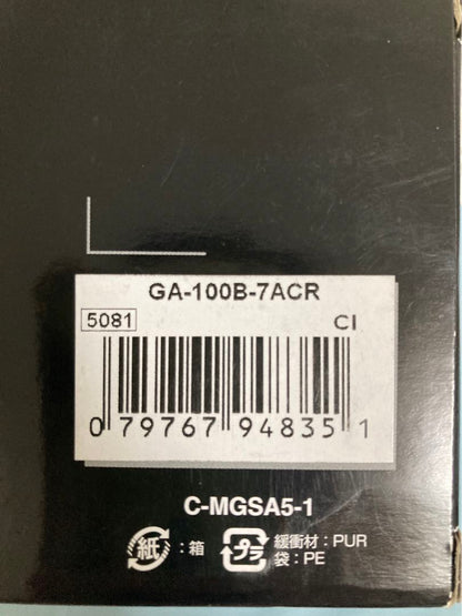 G-Shock GA GA-100B-7ACR Digital-Analog Quartz Men -100B-7Acr