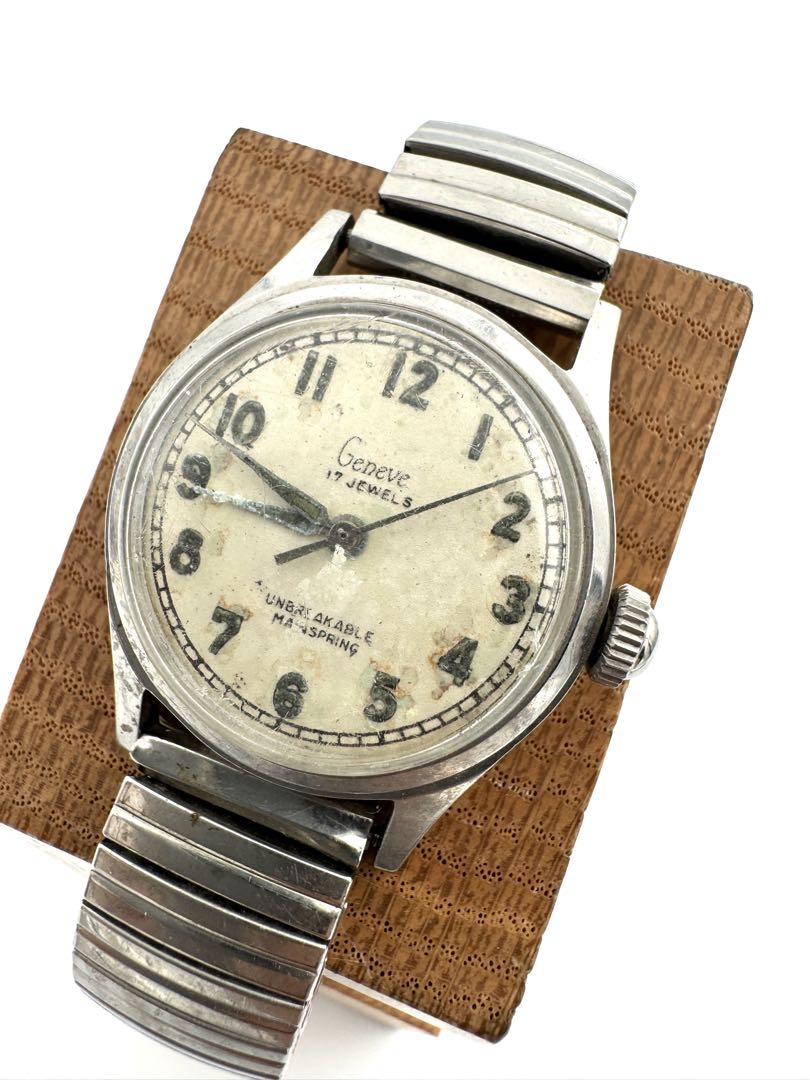 Geneve Analog Mechanical (Manual) Women 17 Jewels Manual Winding Watch For Parts