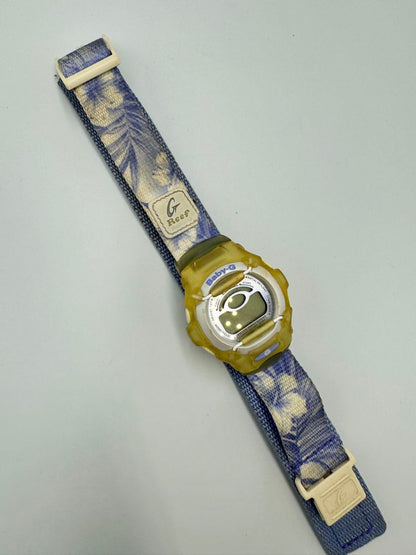 Casio Baby-G BG-370R Digital Quartz (Battery) Women Reef Vintage Junk Blue Floral Dial Ladies Watch