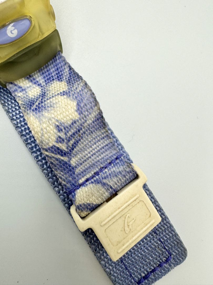 Casio Baby-G BG-370R Digital Quartz (Battery) Women Reef Vintage Junk Blue Floral Dial Ladies Watch