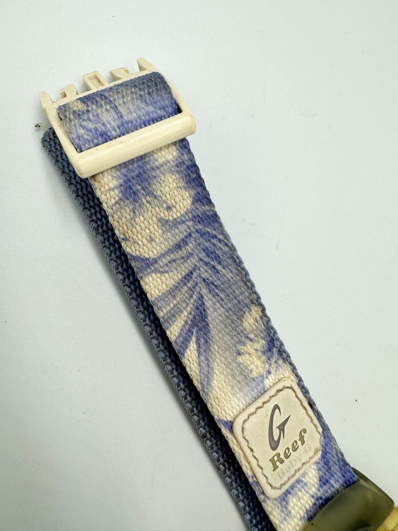 Casio Baby-G BG-370R Digital Quartz (Battery) Women Reef Vintage Junk Blue Floral Dial Ladies Watch