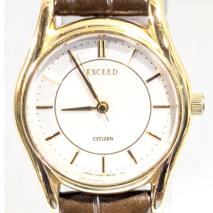 Citizen EXCEED Analog Quartz Women Battery & Band Replaced Working Item