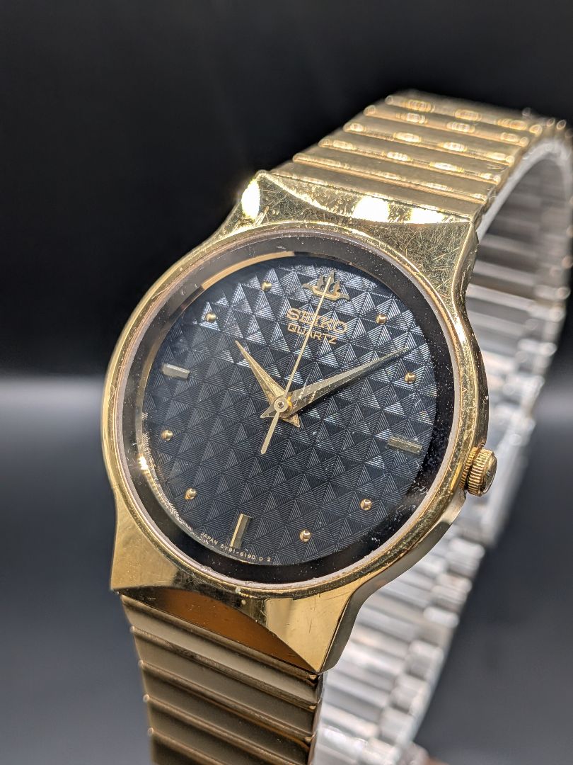 Seiko Galaxy 5Y91-609A Analog Quartz Men Relatively Beautiful Galaxy Battery & Gasket Replaced