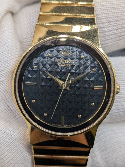 Seiko Galaxy 5Y91-609A Analog Quartz Men Relatively Beautiful Galaxy Battery & Gasket Replaced