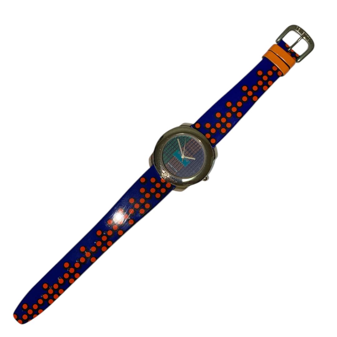 Benetton Men’s Quartz Wristwatch with Case by Bulova - Vintage Style