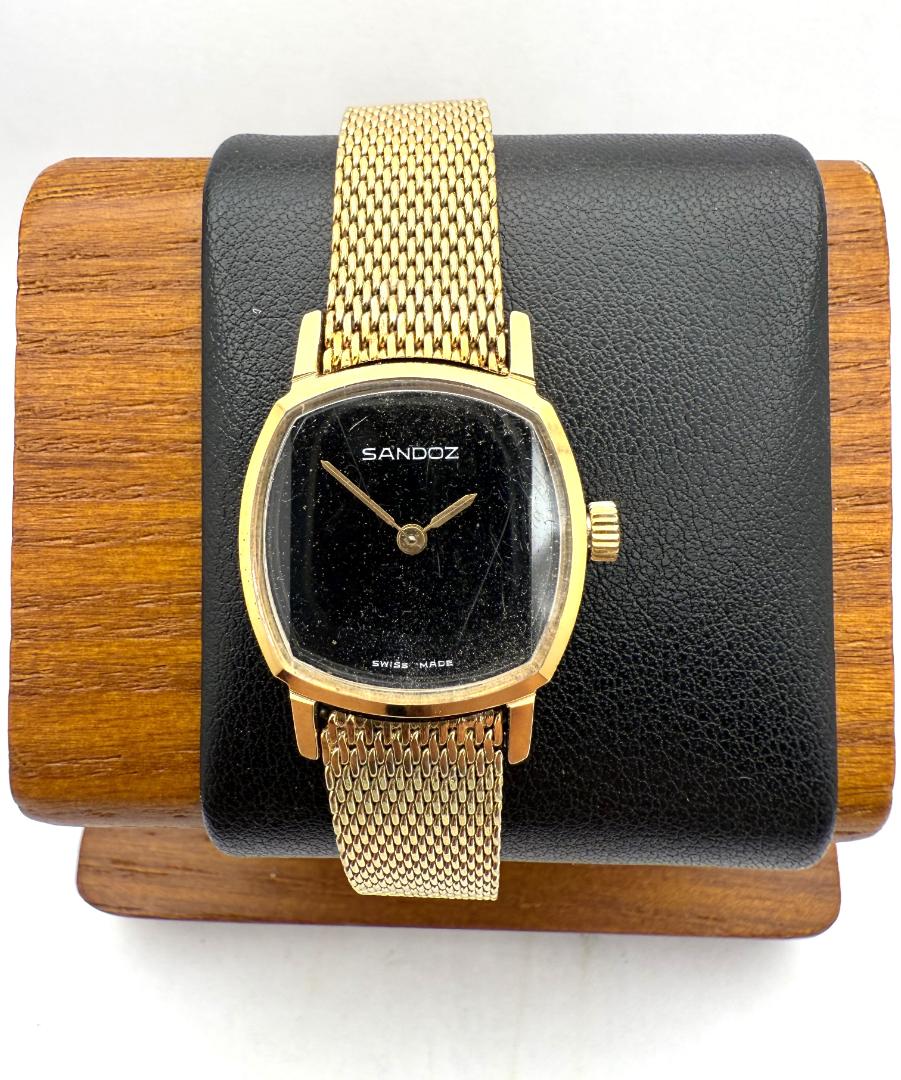 Sandoz Analog Mechanical (Manual) Women Manual Winding Watch Women'S For Parts