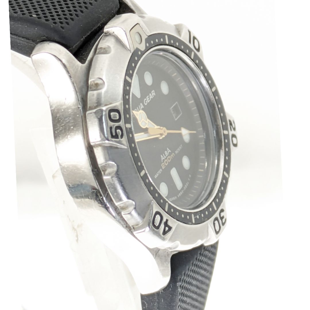 Seiko ALBA AQUA GEAR Analog Quartz Women Battery Replaced Working Item