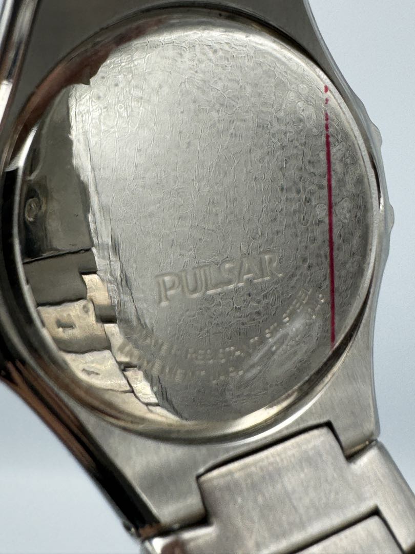 Pulsar Analog Quartz Men Watch Excellent Condition