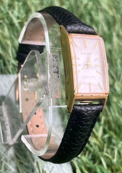 Analog Mechanical (Manual) Women Vintage Lady Seiko Manual Winding Gold Tone Watch Women'S