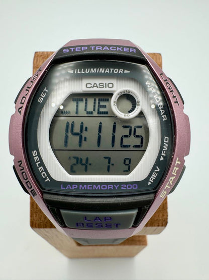 Casio Illuminator Digital Quartz Unisex Adults Wristwatch Y2K Vintage 38Mm Step Tracker