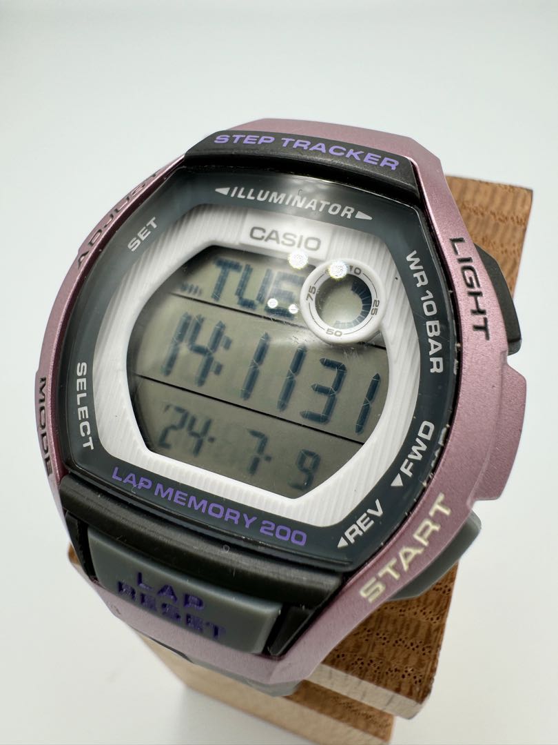Casio Illuminator Digital Quartz Unisex Adults Wristwatch Y2K Vintage 38Mm Step Tracker
