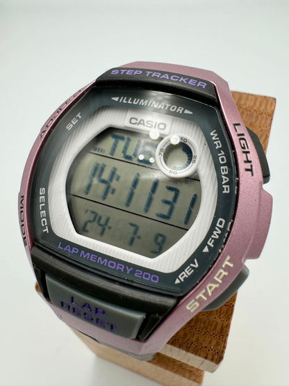 Casio Illuminator Digital Quartz Unisex Adults Wristwatch Y2K Vintage 38Mm Step Tracker
