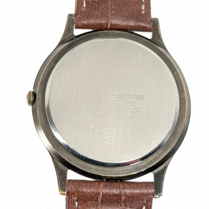 Seiko Alba Field gear Analog Quartz Men Battery Replaced Working Item