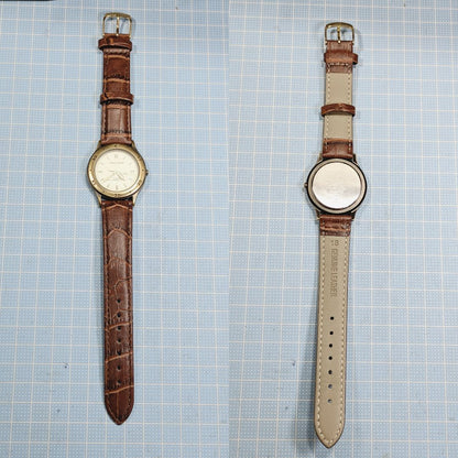 Seiko Alba Field gear Analog Quartz Men Battery Replaced Working Item