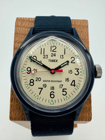 TIMEX Quartz Watch Blue Second Hand