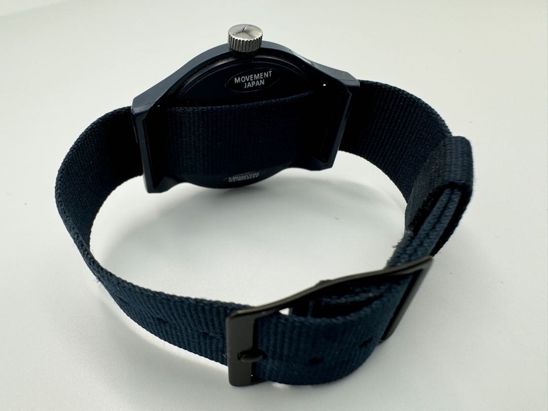TIMEX Quartz Watch Blue Second Hand