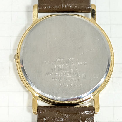 Seiko Spirit Analog Quartz Men Battery & Band Replaced Working Item