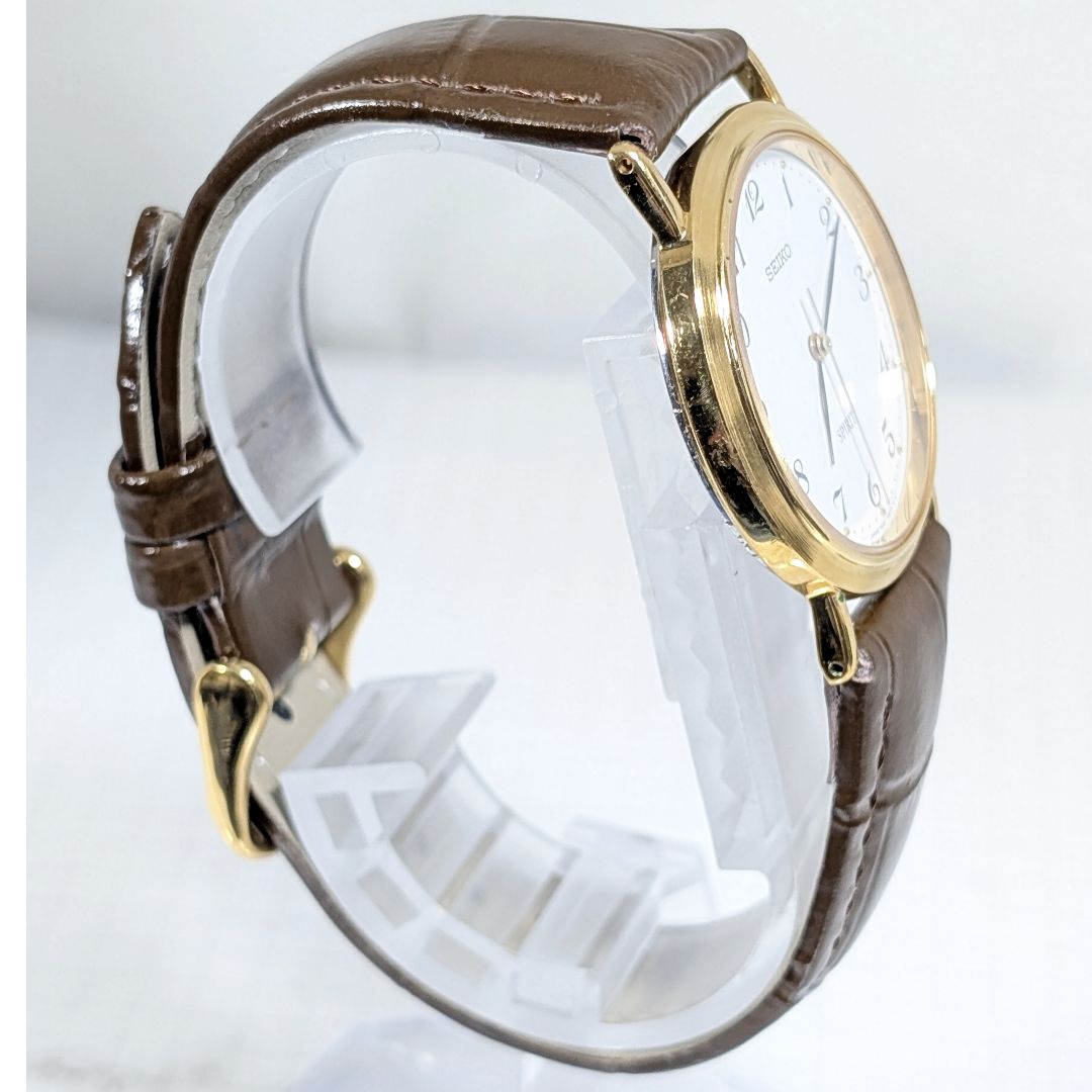 Seiko Spirit Analog Quartz Men Battery & Band Replaced Working Item