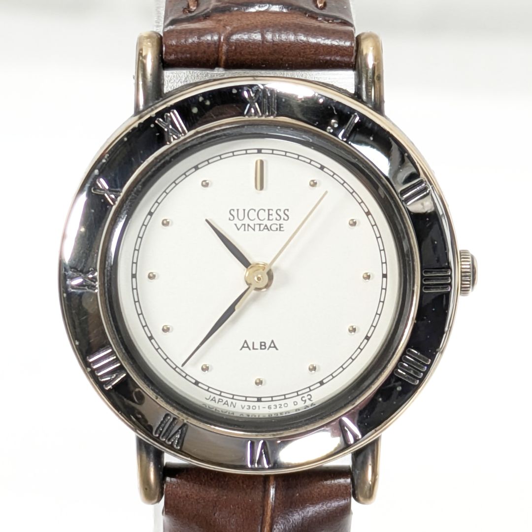 Seiko Alba Success SUCCESS Analog Quartz Women Battery & Band Replaced Working Item