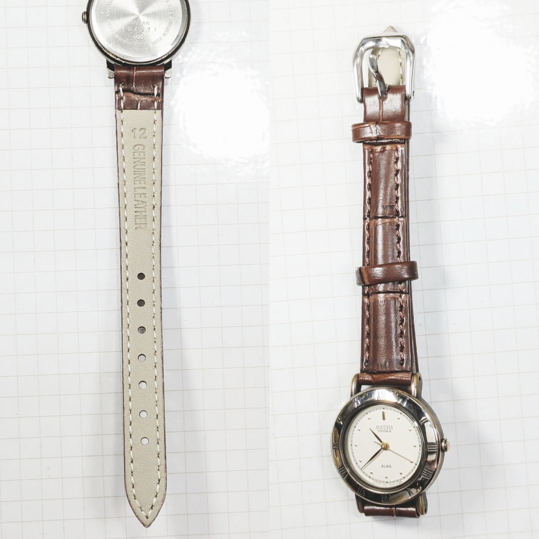 Seiko Alba Success SUCCESS Analog Quartz Women Battery & Band Replaced Working Item