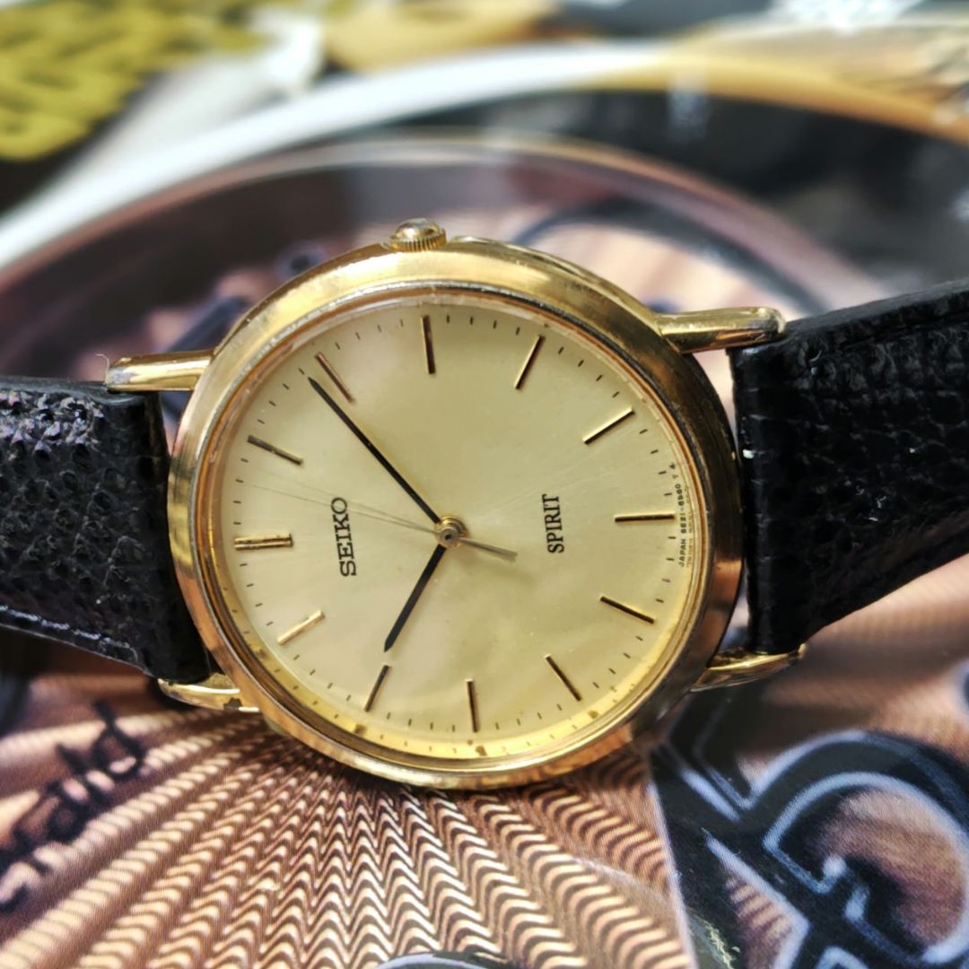 Seiko Spirit 5E21-6000 Analog Quartz Men