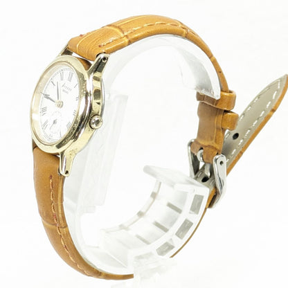 Seiko Avenue Analog Quartz Women Small Seconds Battery & Band Replaced Working Itemp