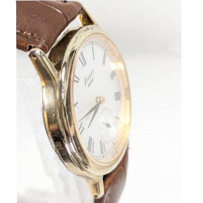 Seiko Avenue Analog Quartz Men Small Seconds Battery & Band Replaced Working Item