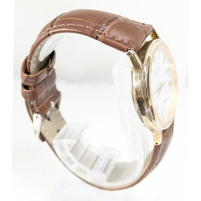 Seiko Avenue Analog Quartz Men Small Seconds Battery & Band Replaced Working Item