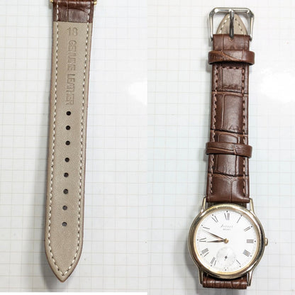 Seiko Avenue Analog Quartz Men Small Seconds Battery & Band Replaced Working Item